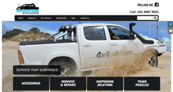 Desktop Screenshot of 4x4solutions.com.au